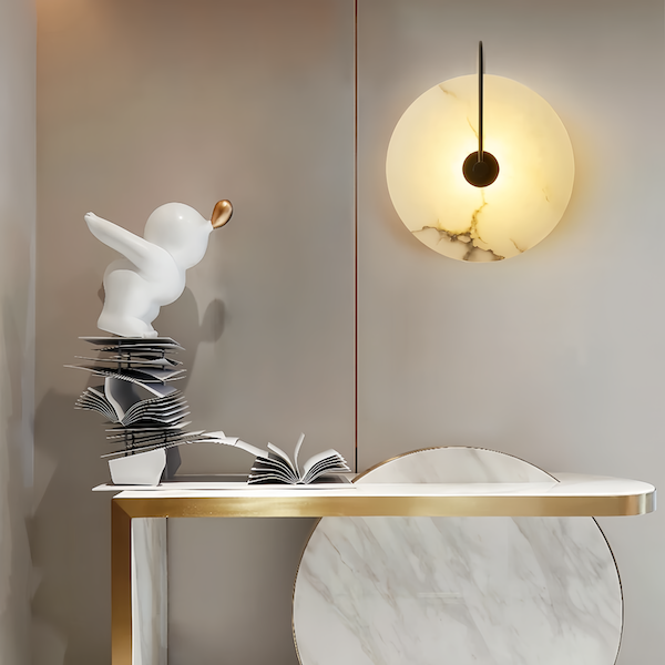 Marble Sconce Wall Light | Elegant Sconce Wall Light