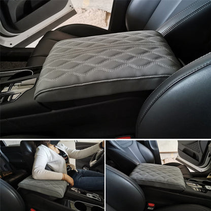 Leather Car Armrest Box Pad (Universal style)