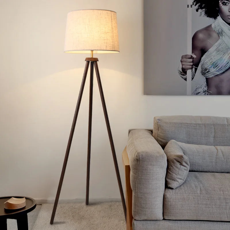 Mid-Century Tripod Floor Lamp | Timeless Charm Illumination