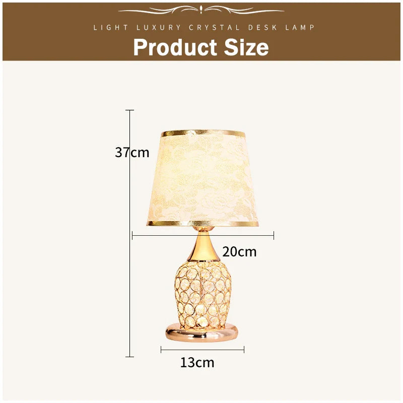 Crystal Table Lamp | Enhance Décor with Elegant Lighting