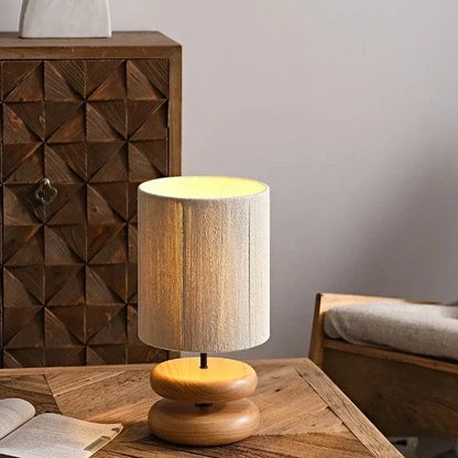 Japanese Style Wood Table Lamp | Embrace Serene Illumination