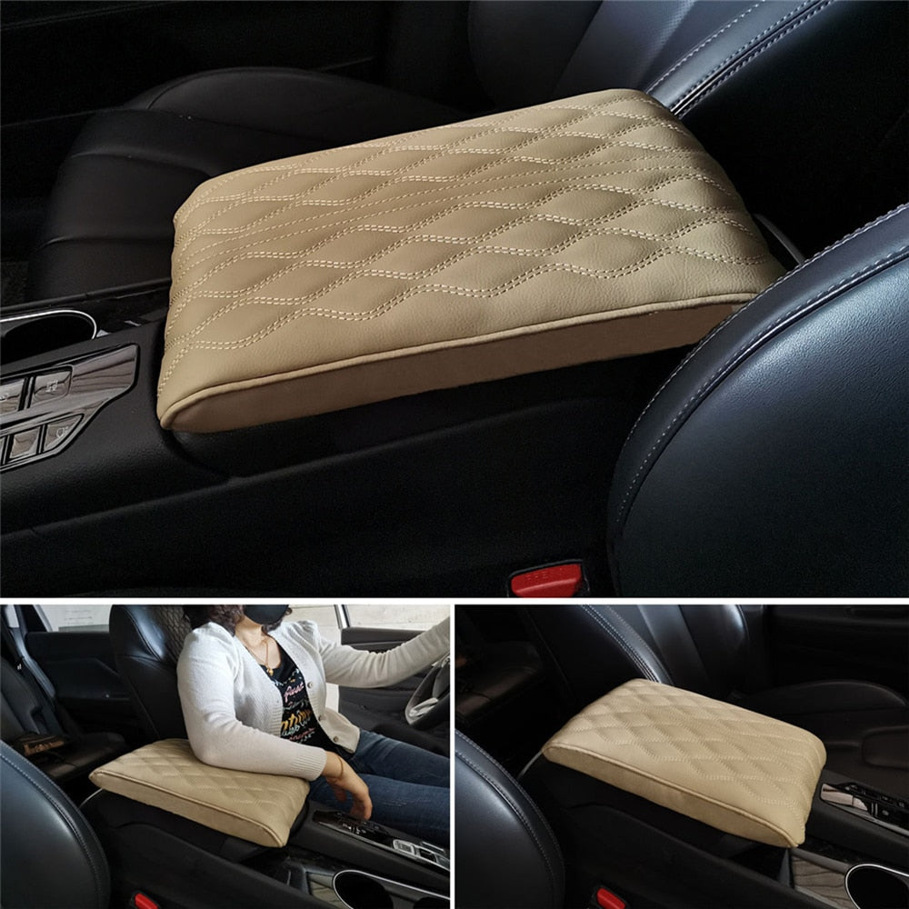 Leather Car Armrest Box Pad (Universal style)