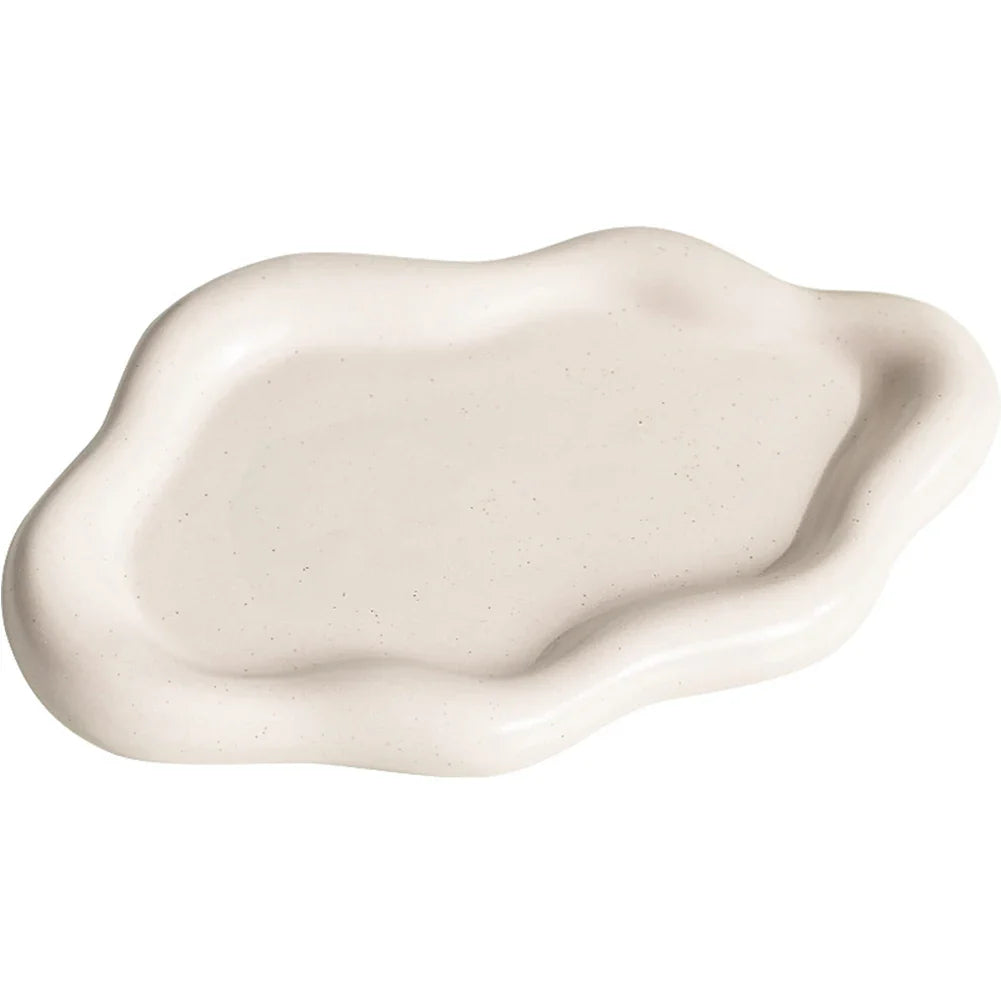 Cloud Shape Ceramic Jewelry Dish | Storage Ornament