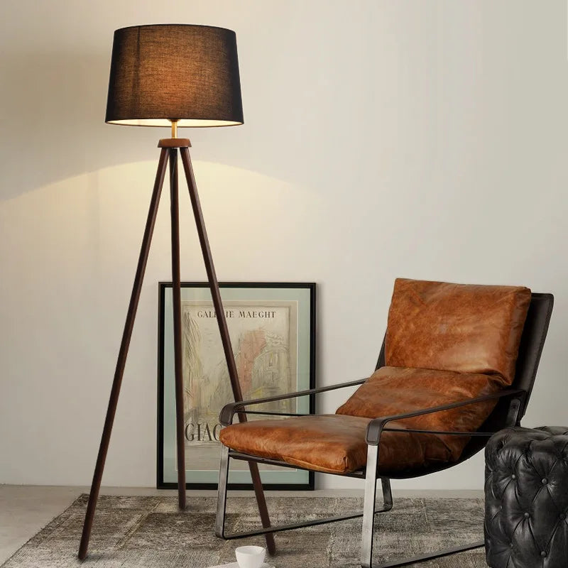 Mid-Century Tripod Floor Lamp | Timeless Charm Illumination