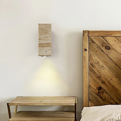 Travertine Stone Wall Light | Timeless Luxury for Your Space