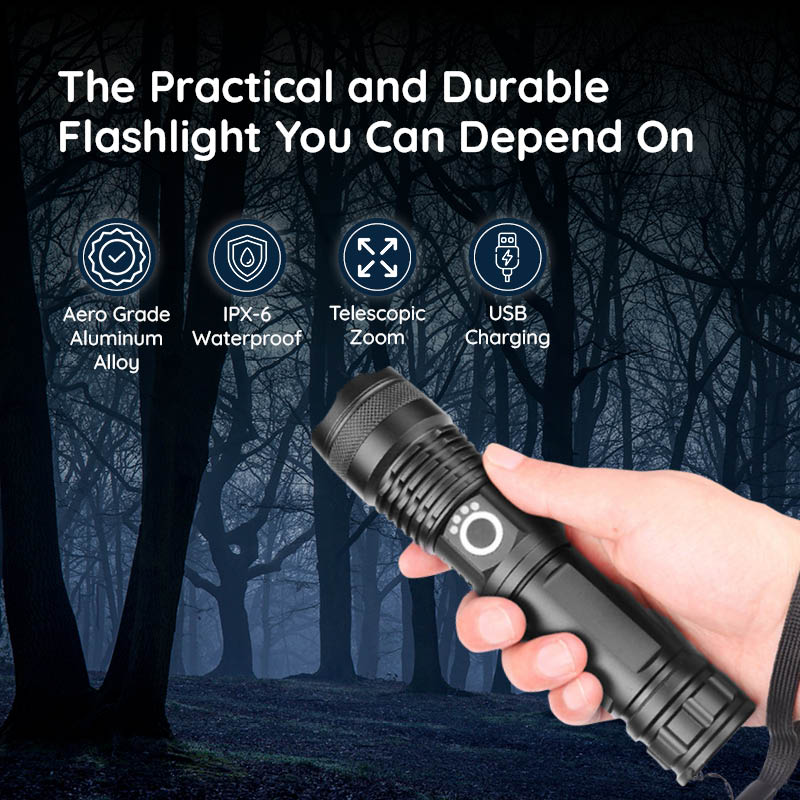 USB Powerful Flashlight Torch