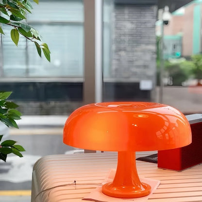 Orange Mushroom Lamp | Timeless Decor