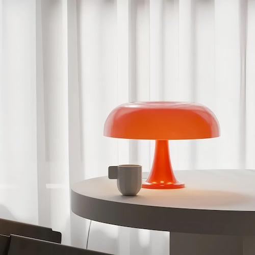 Orange Mushroom Lamp | Timeless Decor