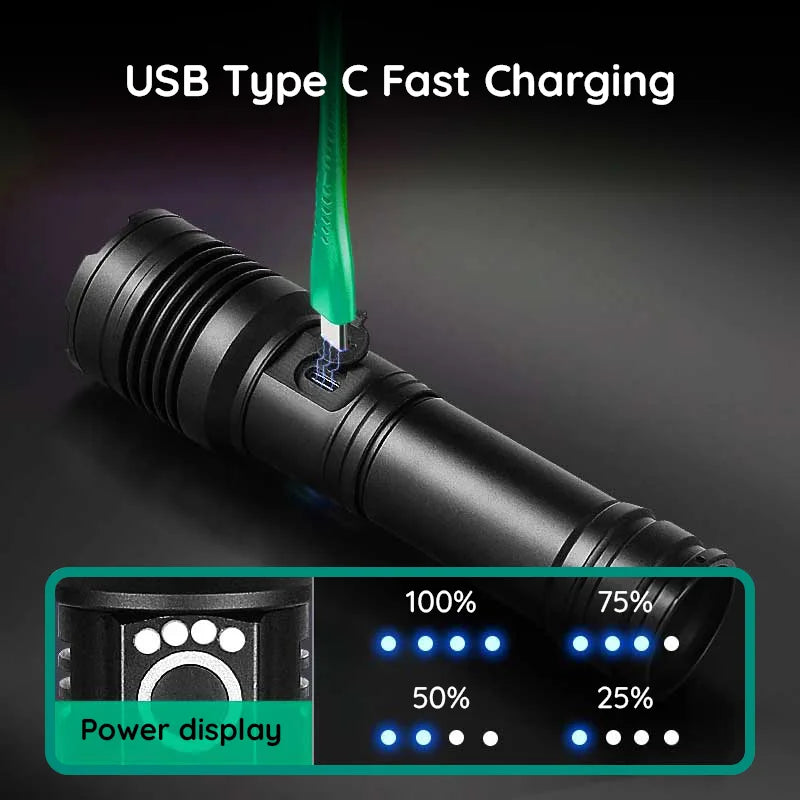 USB Powerful Flashlight Torch