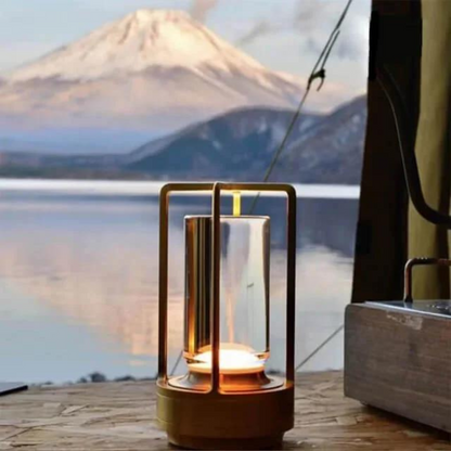 LuxeGlow Crystal Lantern