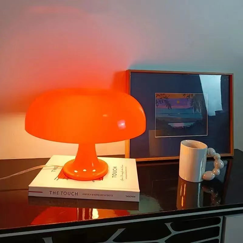 Orange Mushroom Lamp | Timeless Decor