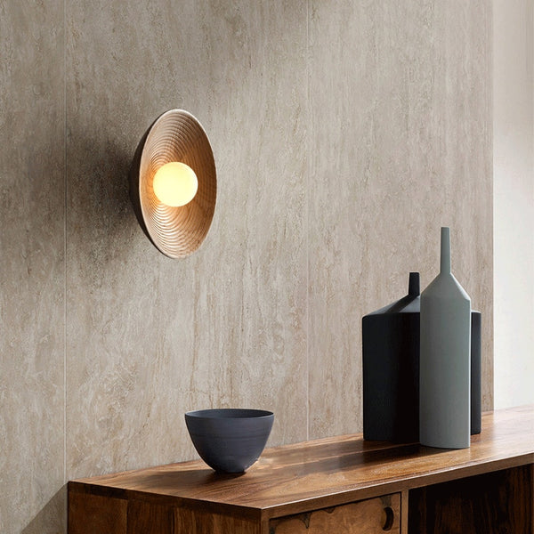 Wood Wall Sconce | Rustic Elegance for Home, Hotel &amp; Hostel