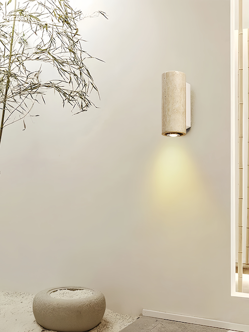 Travertine Stone Wall Light | Timeless Luxury for Your Space