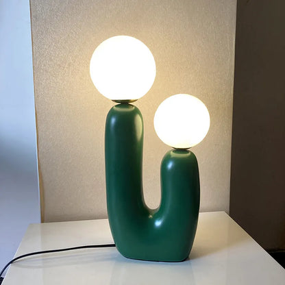 Art Resin Table Lamp | Minimalist Design Illumination