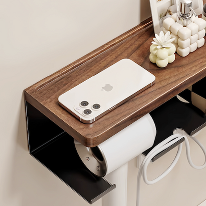 Space-Saving Hairdryer Holder: Elevate Your Bathroom and Bedroom Decor