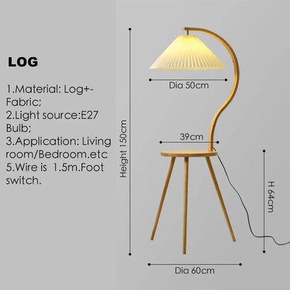 Floor Lamp on Table: Timeless Retro Design for Stylish Interiors