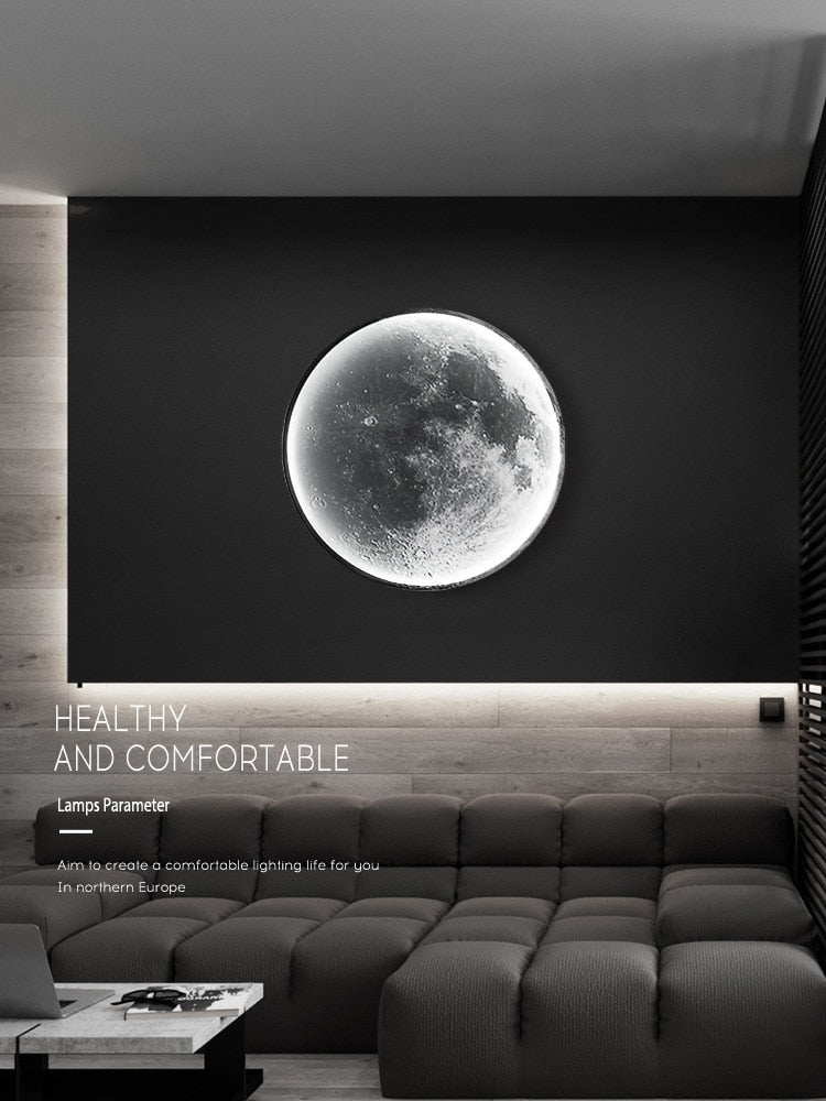 Modern Moon Wall Light | Luxurious Lighting