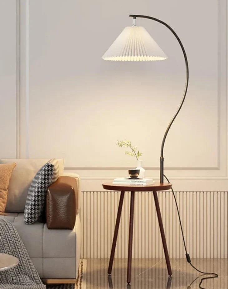 Floor Lamp on Table: Timeless Retro Design for Stylish Interiors