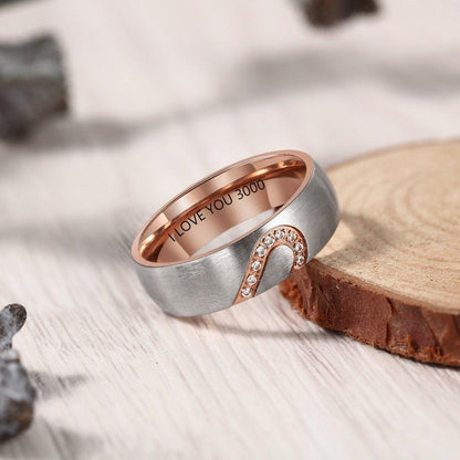 Personalized His &amp; Hers Rings For Couples