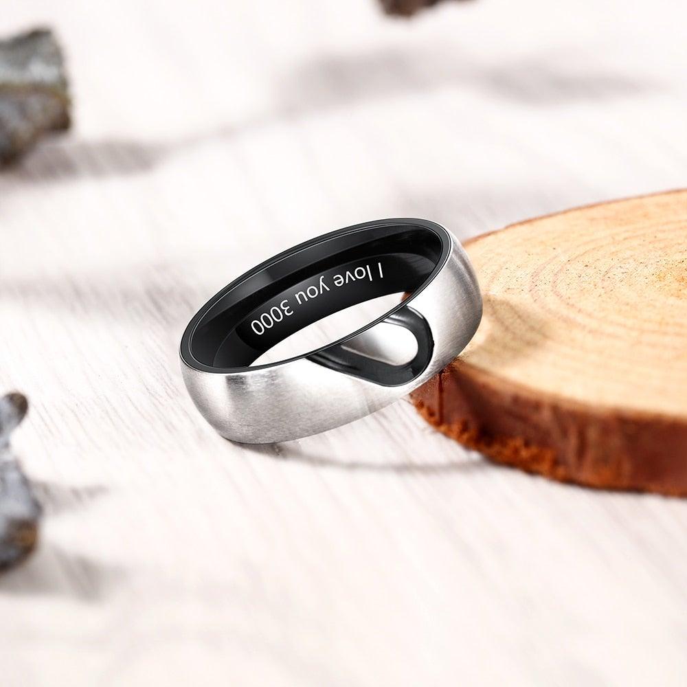 Personalized His &amp; Hers Rings For Couples