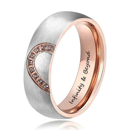 Personalized His &amp; Hers Rings For Couples